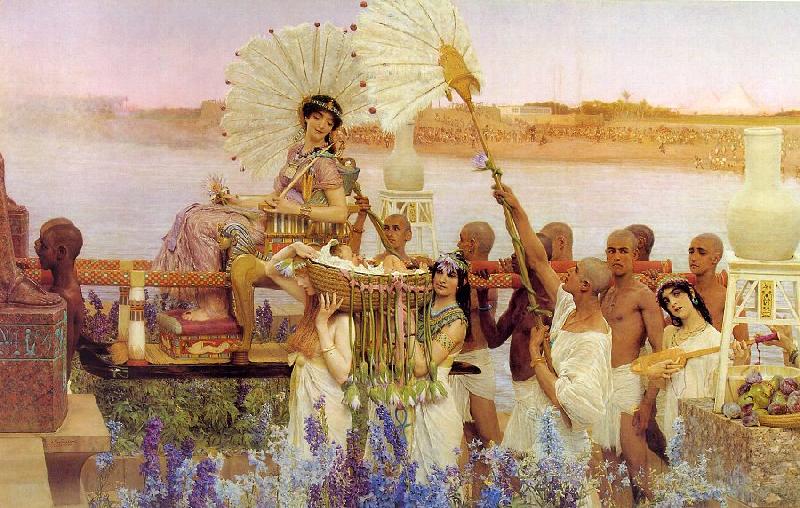 Alma Tadema The Finding of Moses Sweden oil painting art